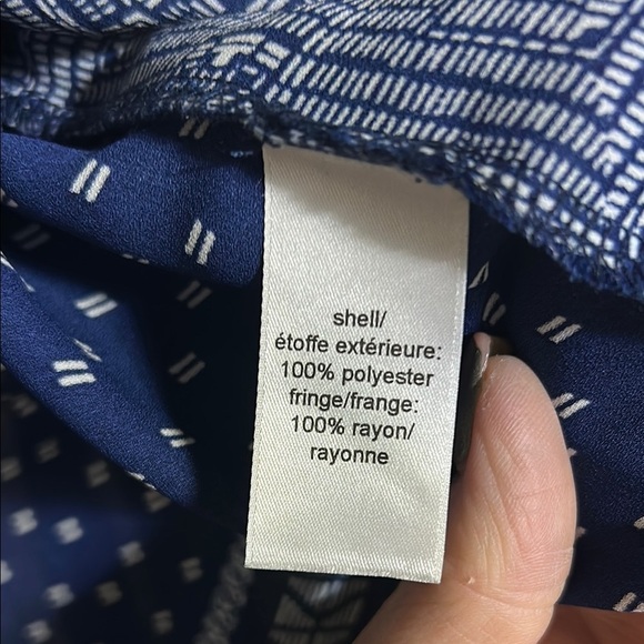 Maurices Blue Geometric Accent Cardigan - Picture 5 of 6